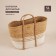 Belly basket wicker Sl Home Orden, cotton, hyacinth, 42 × 24 × 35 cm
