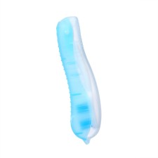 Folding toothbrush in individual packaging 1 piece, medium stiffness, mix