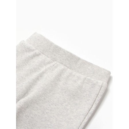 Children's pants Minaku, color gray melange, height 62-68 cm-4