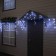 Garland "fringe" 25 × 0.7 m, IP44, UMS, dark thread, 450 LED, white glow, flicker, 220 V