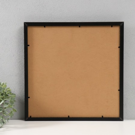 Photo frame MDF in 9 photos 10x10 cm "Slides" black 40x40x2 cm-2