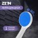 Showing watering can Zein Z0210, 1 mode, plastic, white color with a blue insert