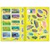 Book with stickers "In the world of dinosaurs", 16 p.