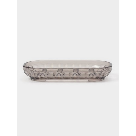 Soap dish "aurora" 13x9x2 cm, brown color-3