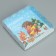 Box for confectionery with PVC lid "Sweet New Year", 13 x 13 x 3 cm, New Year