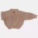 Sweater Children's Knitted Rant KnitWear, height 68 cm, beige color