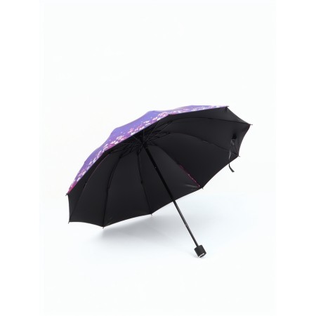 Umbrella fur r49/56 10pp 4sl eponge in/u uf lameleon flowers round hand s/cut mixt-2