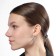 Earrings set of 8 pairs “Classes” Snake pattern, brown color in silver, D = 4