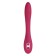 Multifunctional vibrator L’Eroina Caberna, 20 cm, silicone, burgundy color