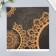 Scrapbooking paper bilateral "Mehendi and geometry silver" tights 180 g 30.5x32cm