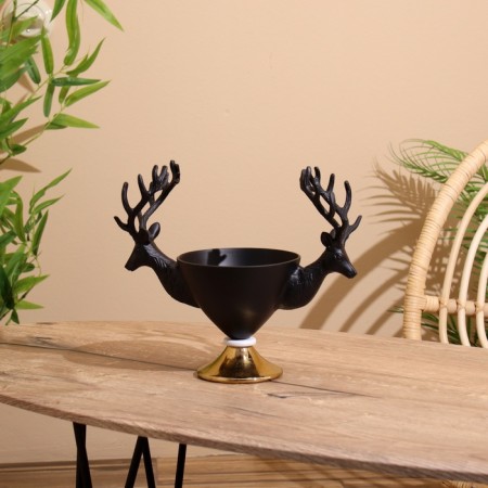 Vase "Deer" aluminum 30x14.5x24 cm-2