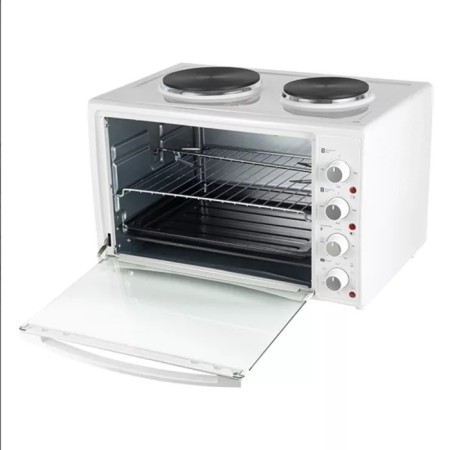 Мини-печь BQ EO4205WGP, 1400 Вт, 42 л, 2 конфорки, белая-1