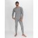 Thermal underwear is male, size 50-52, the color is light gray