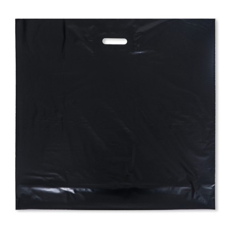 Polyethylene package with a cut pen, 64x60+8 60 μm black