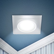 Lamp built -in era DK104, IP20, 12W, 90x90x32 mm, white color