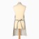 Apron Dilyana strip ts. Green 62*76 cm, 50% p/e 50% HL