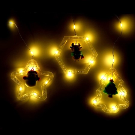 New Year. Set for experiments "New Year's garland", 3 figures-8