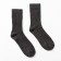 Warm male socks Collorista plain, dark-gray color, size 40-42 (25-27 cm)