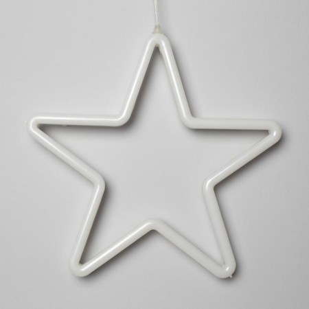 LED figure "Star" 28 cm, plastic, 220 V, glow warm white-1