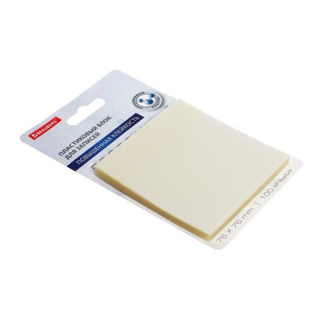 Block with a sticky edge of 76*76mm Brauberg Transparent 100l, transparent 115205-8