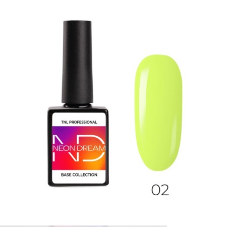 Color TNL Neon Dream Base, No. 02 Lemon cream, 10 ml