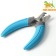 Coogers of the side with 2 holes, large, blue