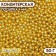 Sprinking confectionery "Metal gold", 4 mm, 50 g