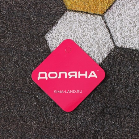 Rug -shaped muddy shares "Gamma", 50 × 80 cm, color gray color-7