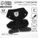 Drinking harness with a leash and reflective patch, m, ok 33, og 32-43, black