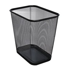 Calligrata papers, 14 liters, mesh, metal, rectangular, black