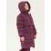 Coat for girls, height 146 cm, purple color