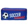 School Penal on the zipper Calligrata "Football", 2 departments, blue