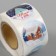 New Year Stick Paper "Cozy houses" d = 2.5 cm 252 pcs in roll