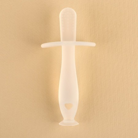 Children's teething, with a limiter, silicone, from 3 months.-4