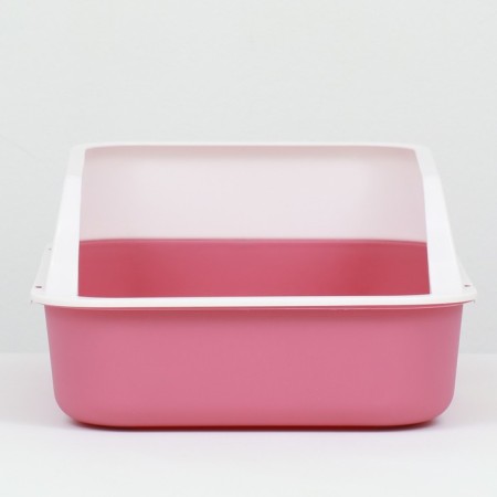Toilet with side, 40x29x15 cm, burgundy-3