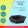 Soap dish Orion SD-2007BK, 11.3x2.5 cm
