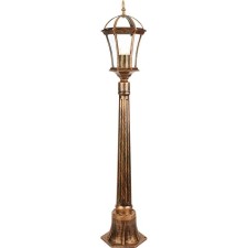 Garden-park lamp Feron PL626, IP44, E27, 60 W, 205x180x1050 mm, color black gold