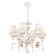 Chandelier Maytoni ARM222-06-G, E14, 6x40 W, 610x610x910 mm, white with gold