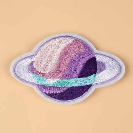 Application "Planet", on Velcro, with an adhesive base, 7.5 × 5 cm-1