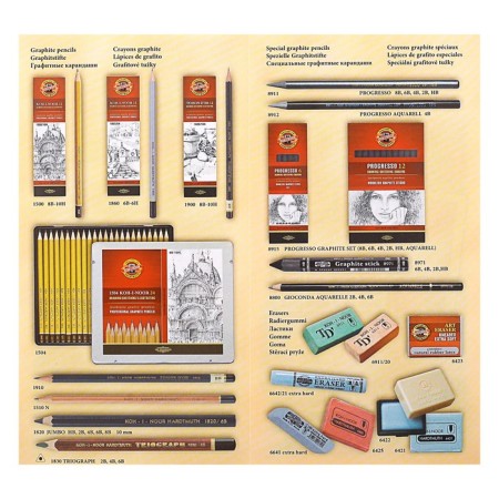 Pastel dry art 48 colors, Soft Koh-I-Noor Toison D`or 8586-4