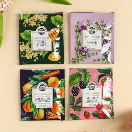 Tea in the envelope "All flowers for you", 7.2 g (4 pcs. X 1.8 g),-2