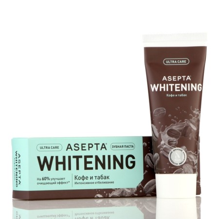 Asept Plus Toothpaste Coffee and Tobacco, 75 ml