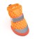 Cross boots, set 4 pcs, 3 size (4.8 x 3.7 cm), orange