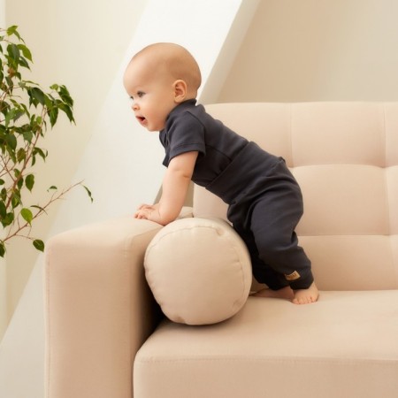 Body baby minku, graphite color, height 62-68 cm-4