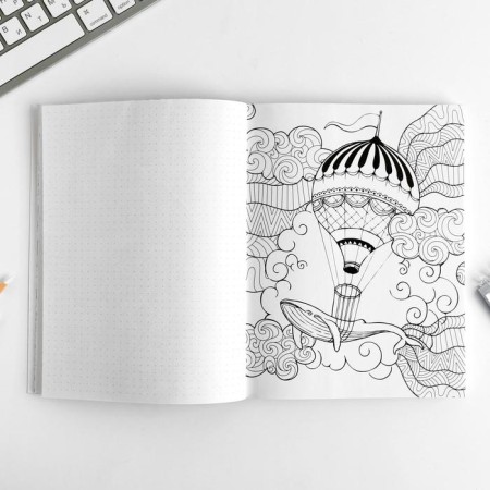Drummer-mixing book with A5, 80 liters "surround yourself with care"-3