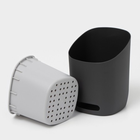 Light tablespoons stand, 25 × 14.5 × 19 cm, graphite color-1