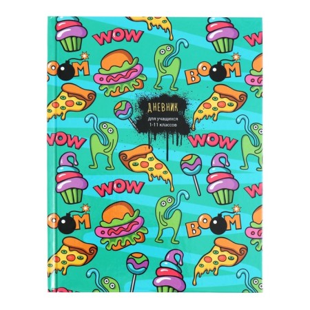 Universal Diary 1-11 grade Patches, 40 sheets, solid cover, glossy lamination, offset block