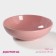 Bowl of ceramic shade "pastel", 700 ml, d = 18 cm, pink color