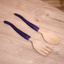 Spoon-wick for salad wooden 28 cm
