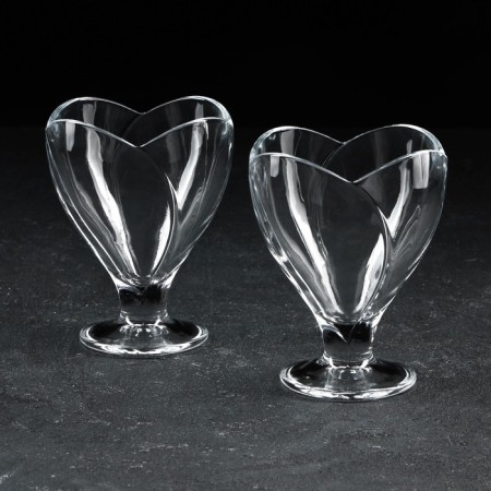 Glass Creamy Ice Ville, D = 9.5 cm, 2 pcs